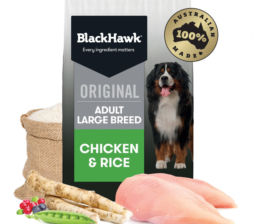 Black Hawk – Adult Dog – Large Breed – Chicken - The Pet Standard