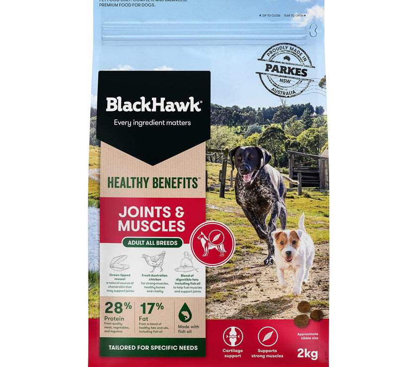 Black Hawk – Healthy Benefits – Joints & Muscles - The Pet Standard