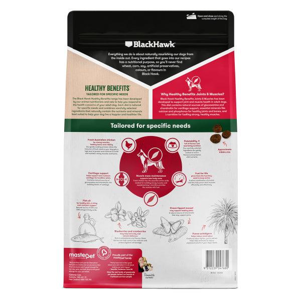 Black Hawk – Healthy Benefits – Joints & Muscles - The Pet Standard