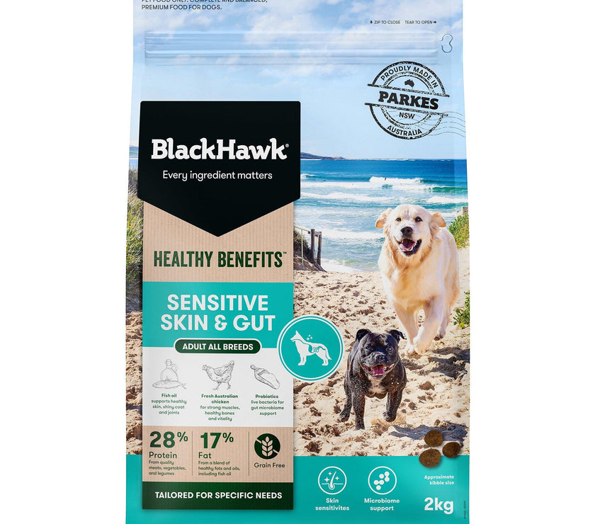 Black Hawk – Healthy Benefits – Sensitive Skin & Gut - The Pet Standard