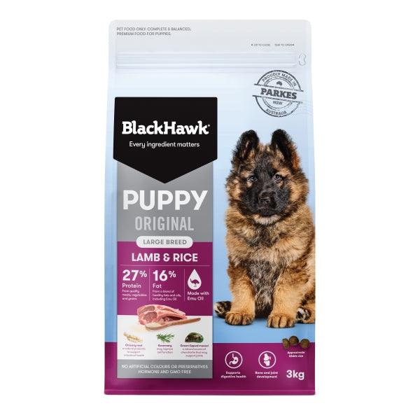 Black Hawk – Puppy – Large Breed – Lamb & Rice - The Pet Standard