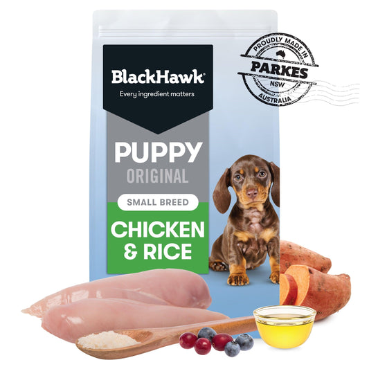 Black Hawk – Puppy – Small Breed – Chicken & Rice - The Pet Standard