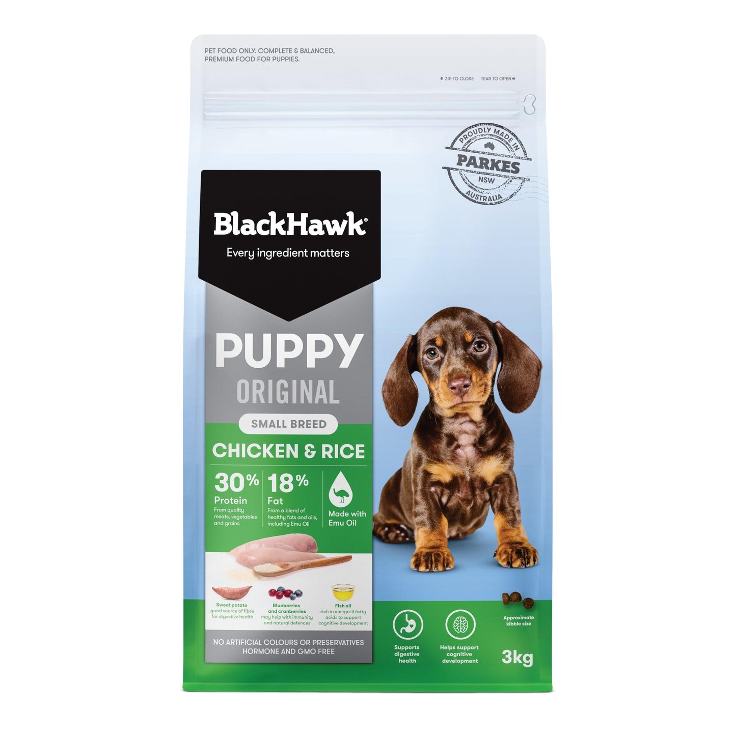 Black Hawk – Puppy – Small Breed – Chicken & Rice - The Pet Standard