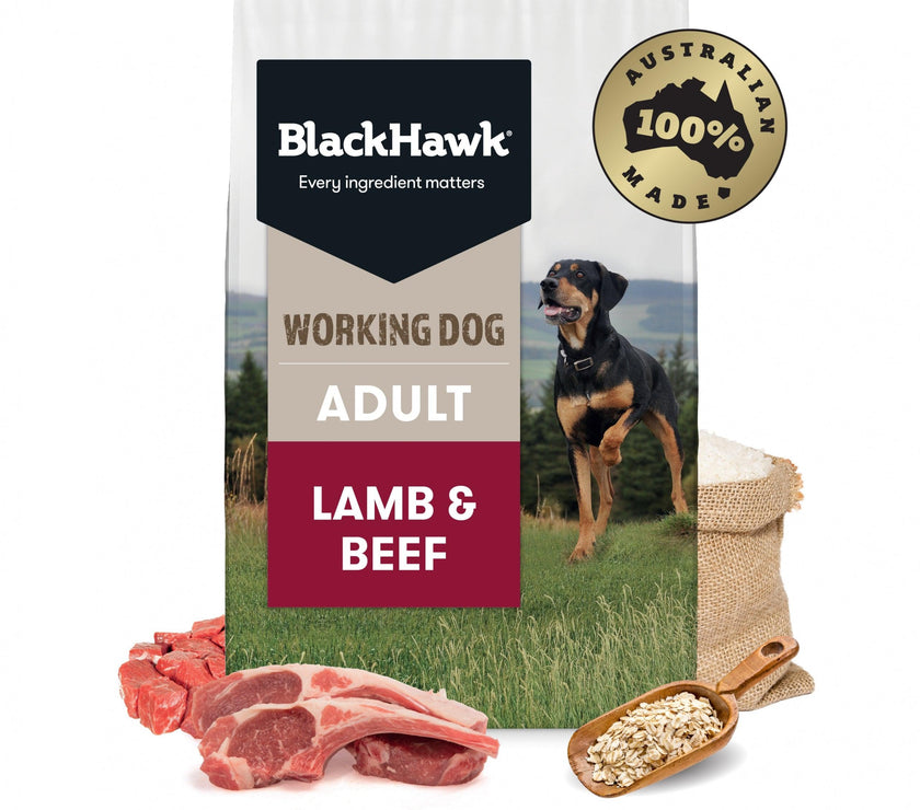 Black Hawk – Working Dog – Lamb & Beef - The Pet Standard