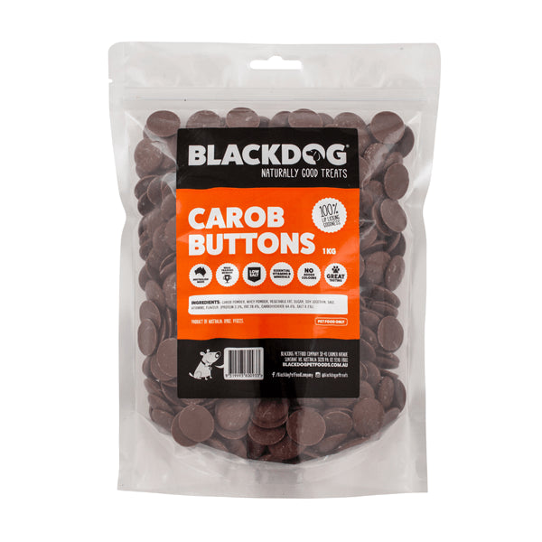 Black Dog – Carob Buttons
