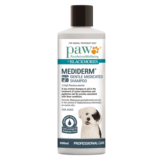 Blackmores: Paw – Mediderm – Gentle Medicated Shampoo - The Pet Standard