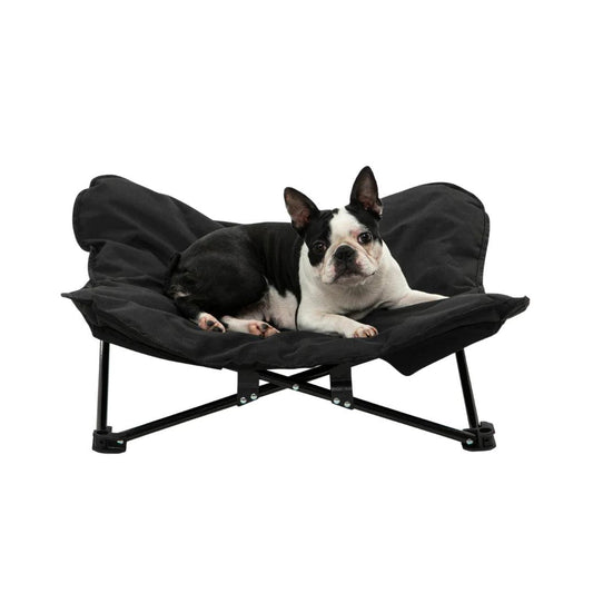 Charlie’s – Foldable Outdoor Camping Pet Bed – Black - The Pet Standard