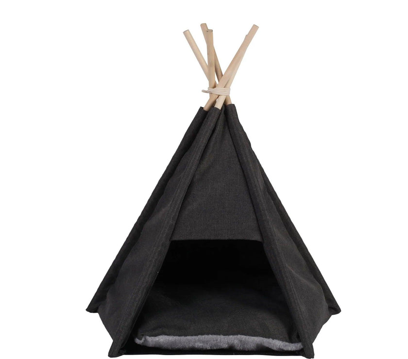 Charlie’s – Pet Teepee Tent – Charcoal - Extra Large - The Pet Standard