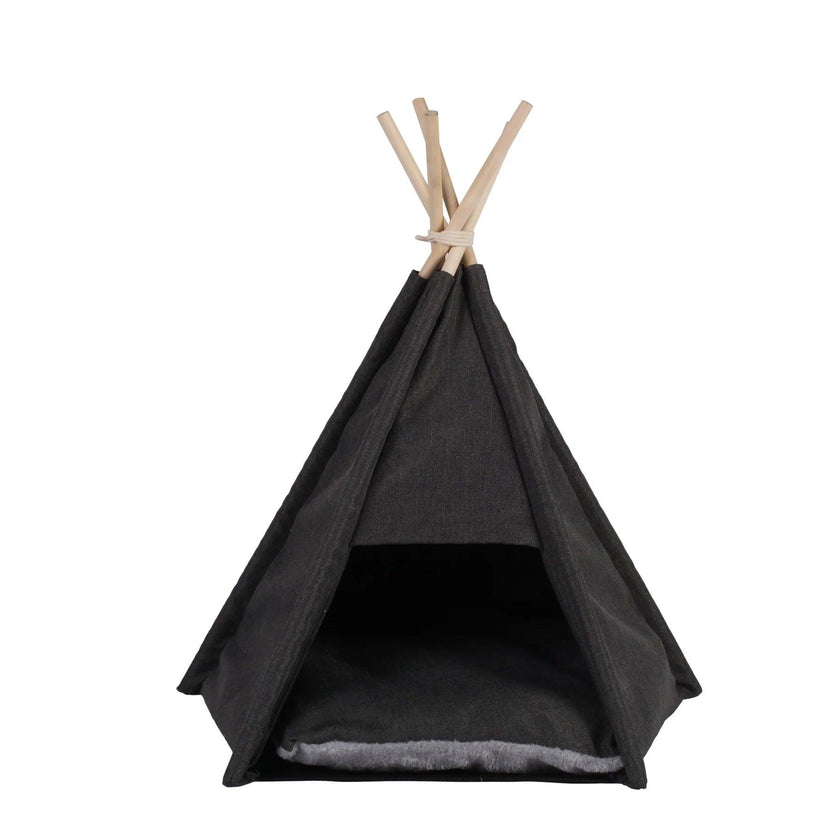 Charlie’s – Pet Teepee Tent – Charcoal - Extra Large - The Pet Standard