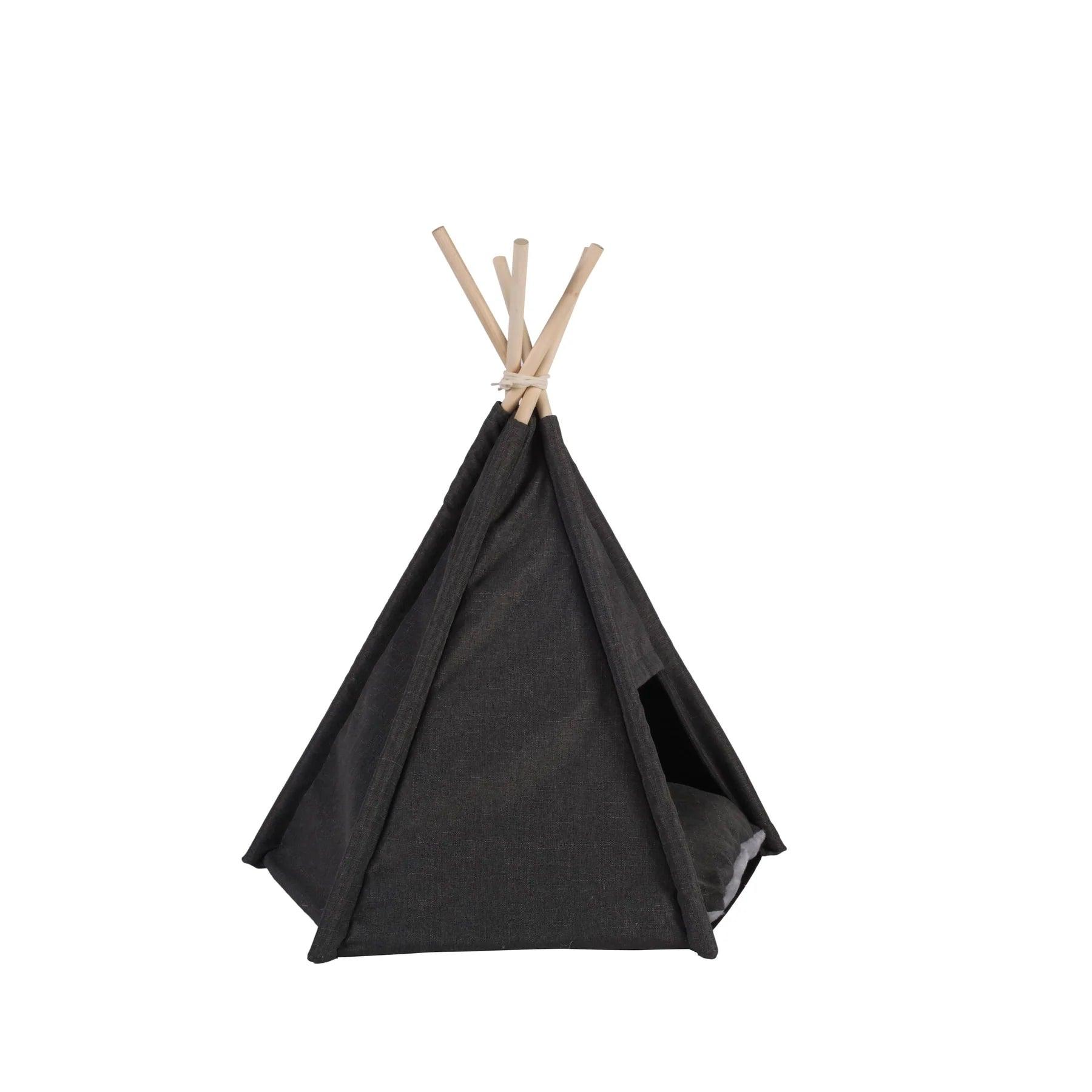 Charlie’s – Pet Teepee Tent – Charcoal - Extra Large - The Pet Standard