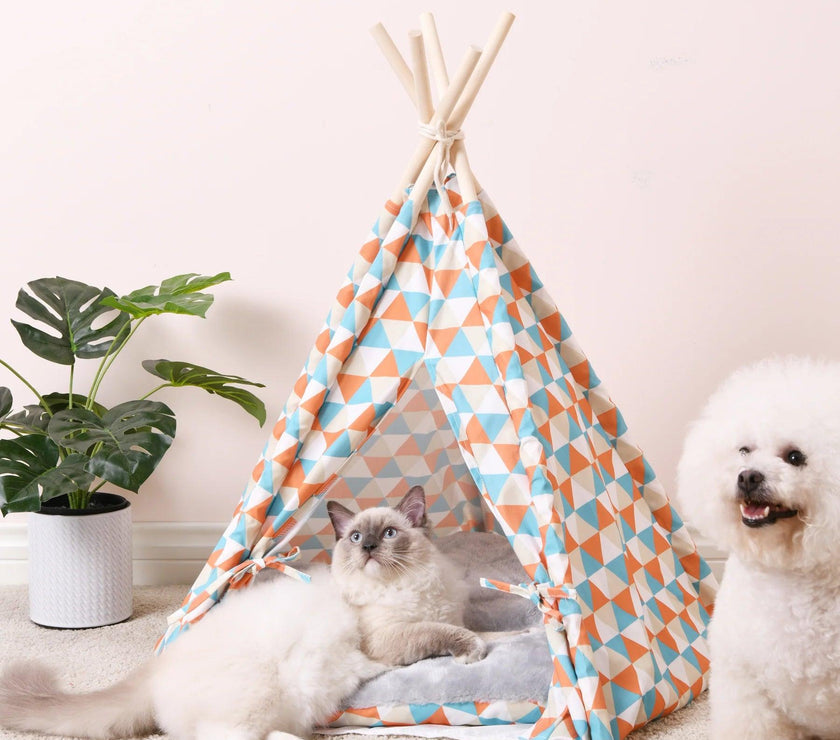 Charlie’s – Pet Teepee Tent – Mozaique - The Pet Standard