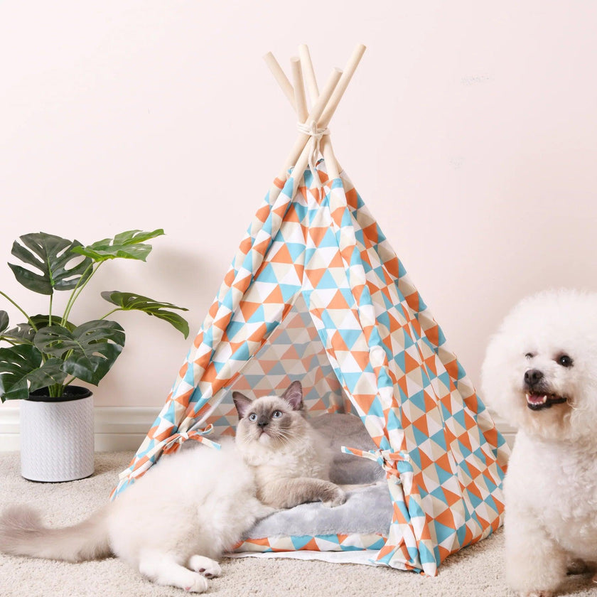 Charlie’s – Pet Teepee Tent – Mozaique - The Pet Standard