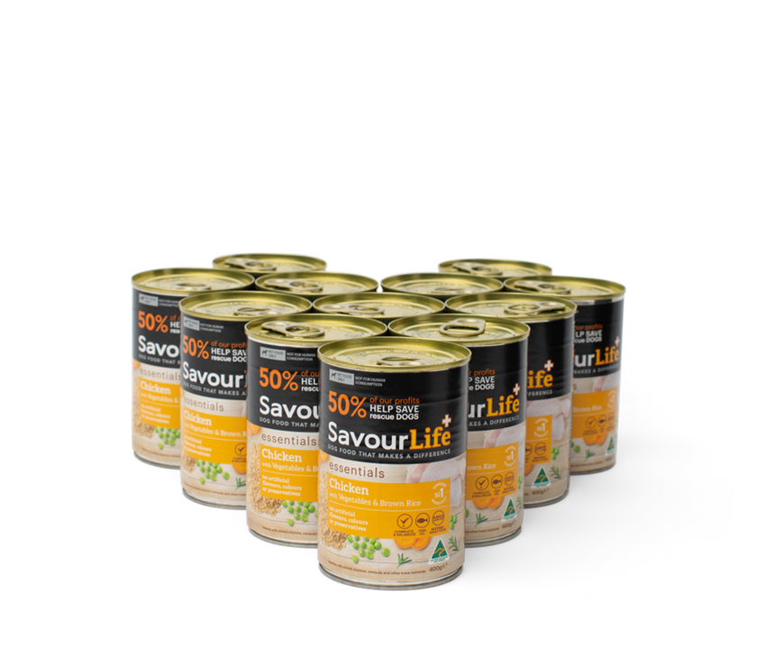 SavourLife – Wet Food Tins – Adult Dog – Essentials