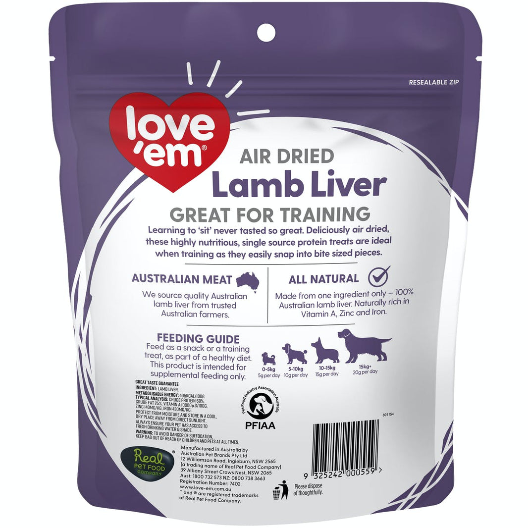 Love ‘Em – Air Dried Lamb Liver