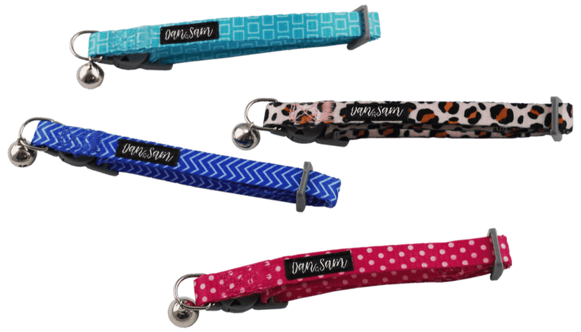 Dan & Sam – Cat – Adjustable Safety Collar – Pink Mania - The Pet Standard