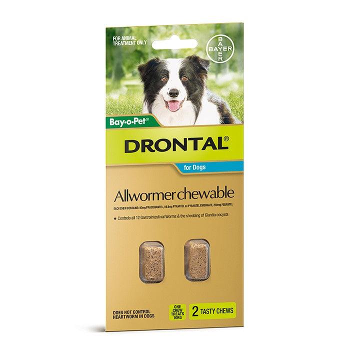 Drontal – Allwormer Chewable - The Pet Standard