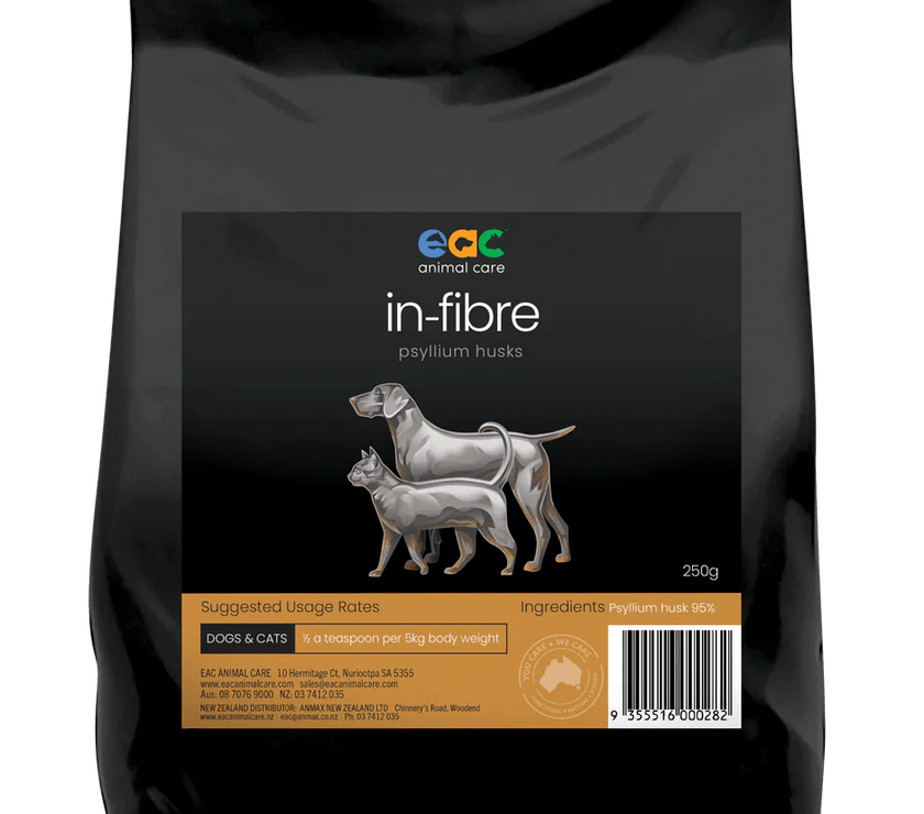 EAC Animal Care – In-Fibre Psyllium Husks - The Pet Standard