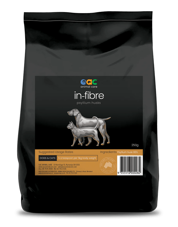 EAC Animal Care – In-Fibre Psyllium Husks - The Pet Standard