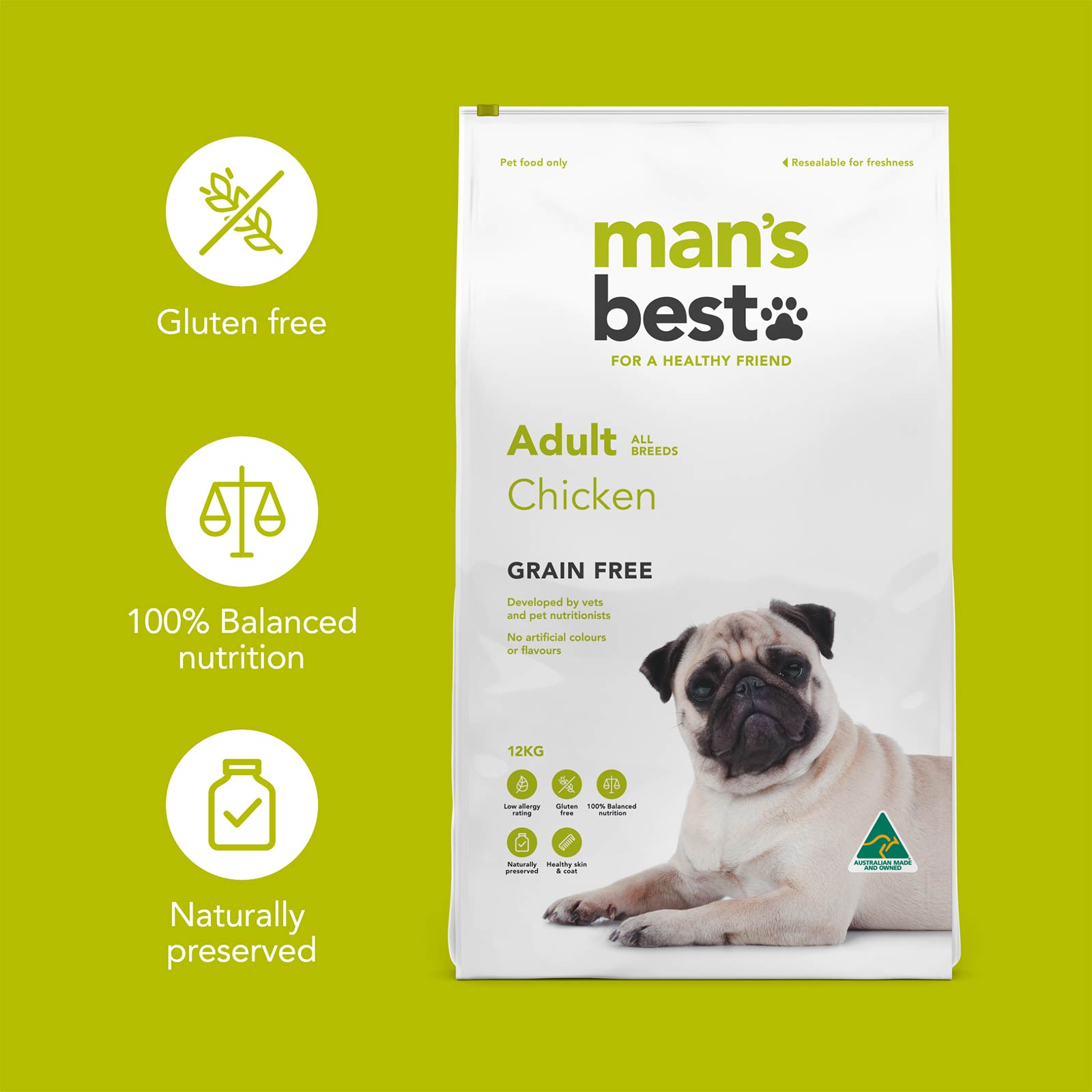 Man’s Best – Adult Dog – GRAIN FREE – Chicken - image 5