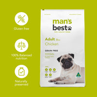 Man’s Best – Adult Dog – GRAIN FREE – Chicken