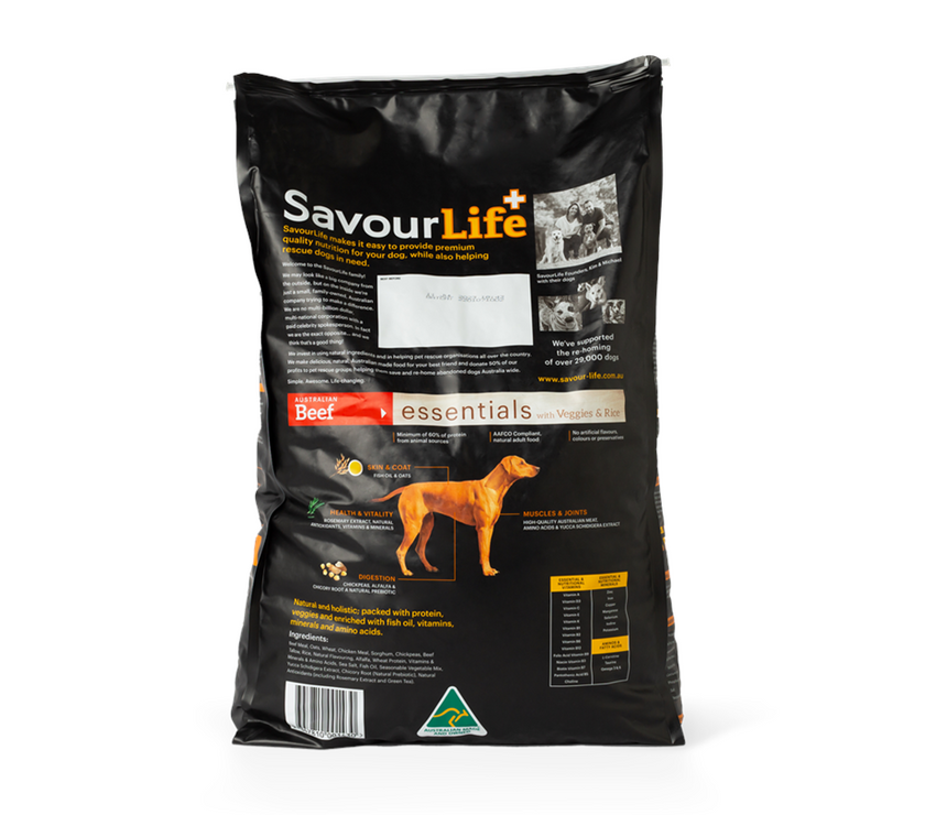 SavourLife – Adult Dog – Essentials – Australian Beef