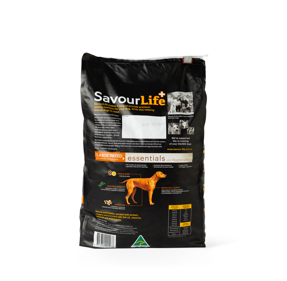 SavourLife – For Large Breed Adult Dog – Essentials – Australian Chicken