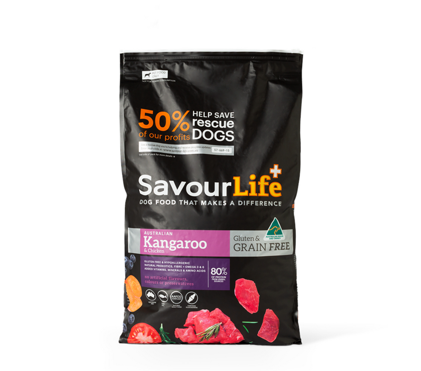 SavourLife – Adult Dog – GRAIN FREE – Australian Kangaroo & Chicken