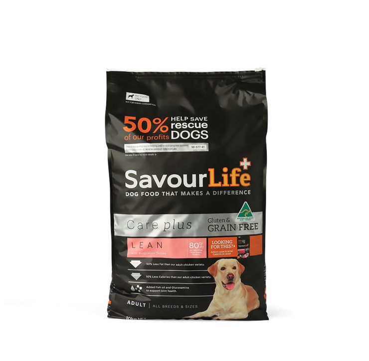 Adult Dog Food Dry – Care plus – GRAIN FREE – Lean Australian Turkey - SavourLife