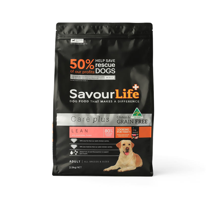 Adult Dog Food Dry – Care plus – GRAIN FREE – Lean Australian Turkey - SavourLife