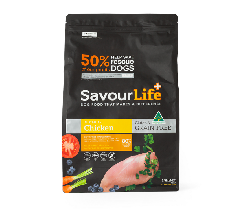 SavourLife – Adult Dog – GRAIN FREE – Australian Chicken