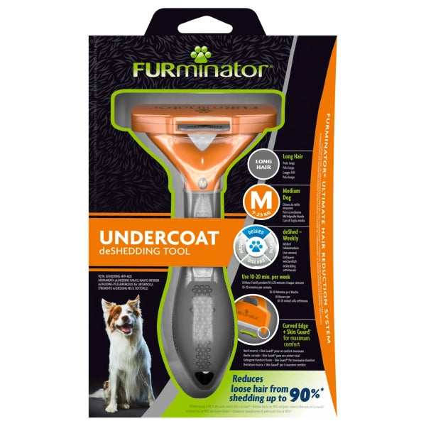 FURminator – Undercoat Deshedding Tool – Long Hair Dogs - image 2