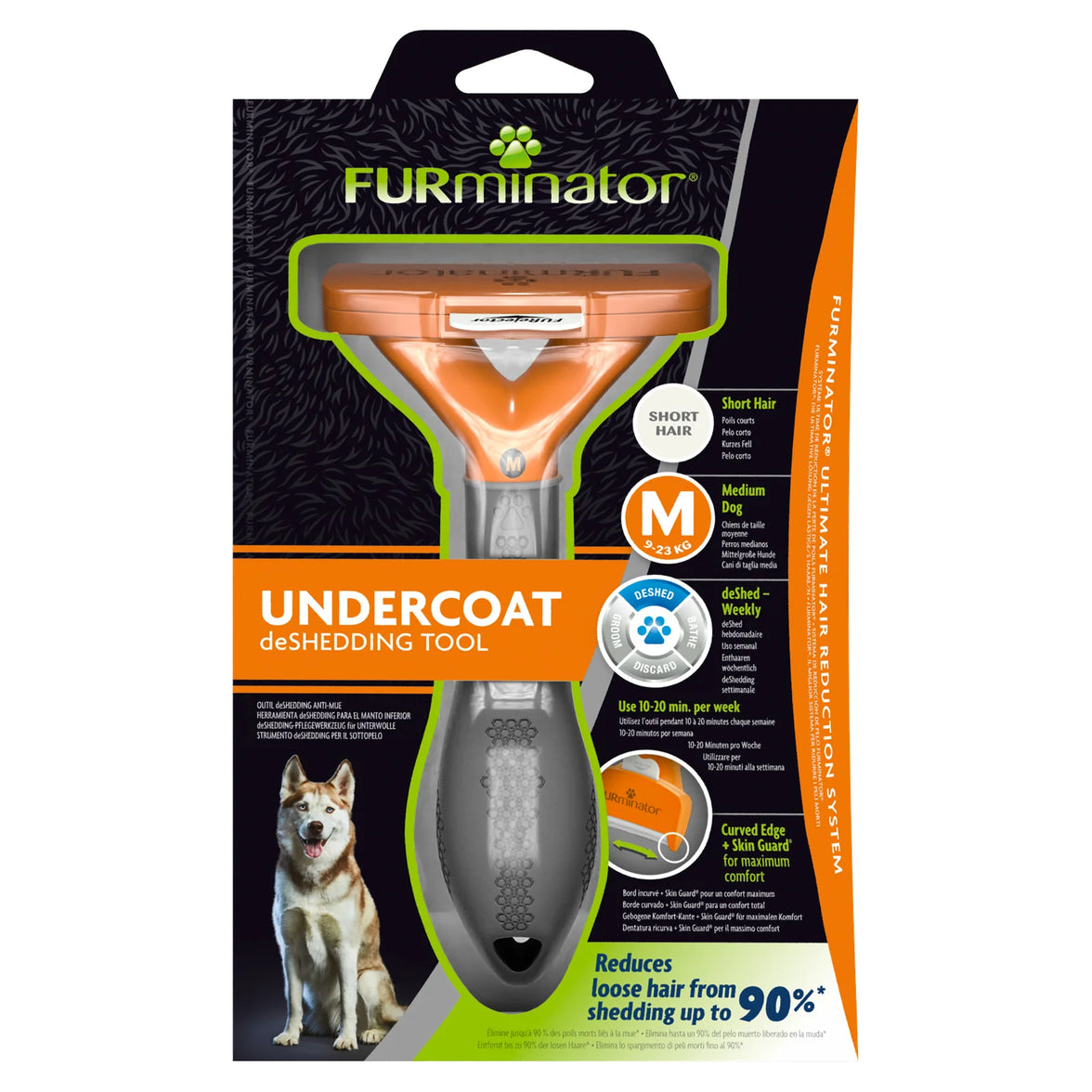 FURminator – Undercoat Deshedding Tool – Short Hair Dog