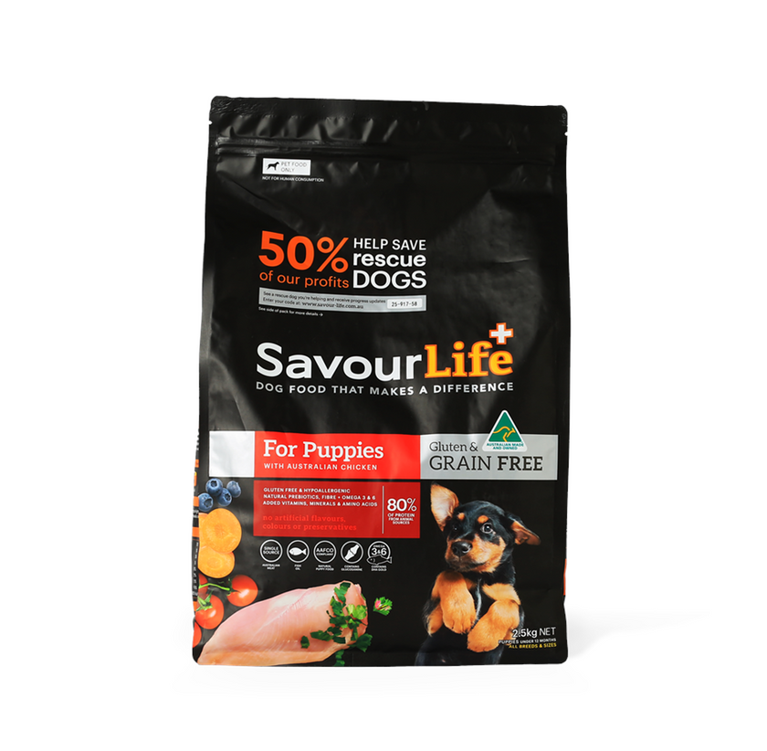 SavourLife – For Puppies – GRAIN FREE – Australian Chicken