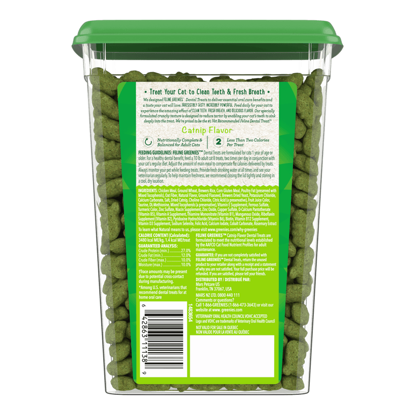 Greenies – Dental Cat Treats – Value Tub - The Pet Standard