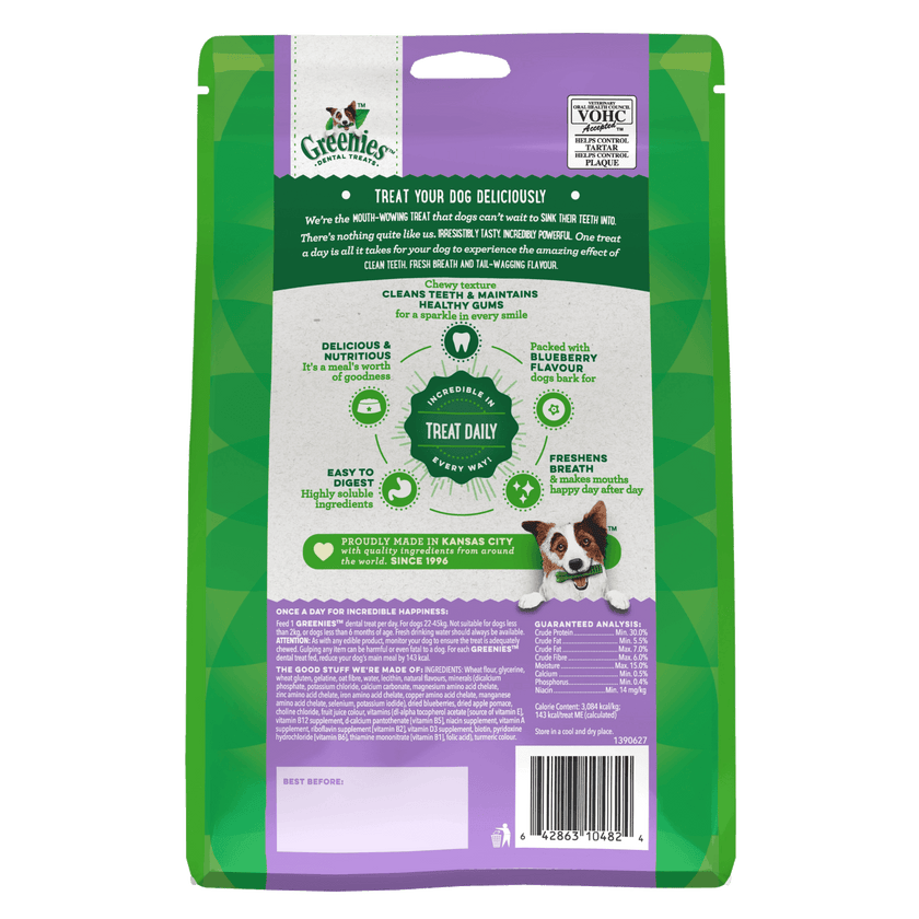 Greenies – Dental Dog Treats – Blueberry - The Pet Standard