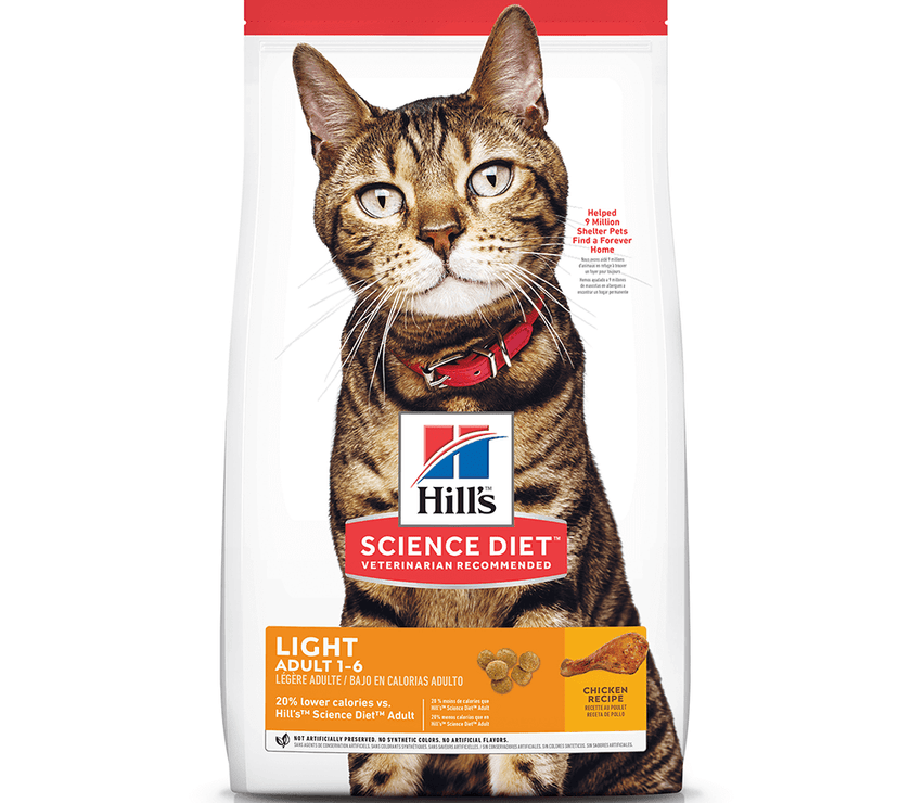 Hill’s – Science Diet – Adult Cat (1-6) Light - The Pet Standard