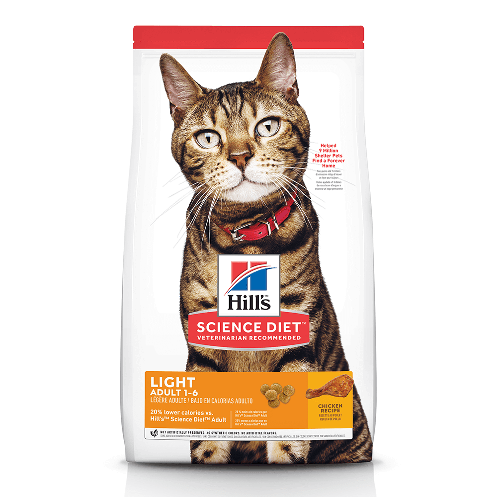 Hill’s – Science Diet – Adult Cat (1-6) Light - The Pet Standard