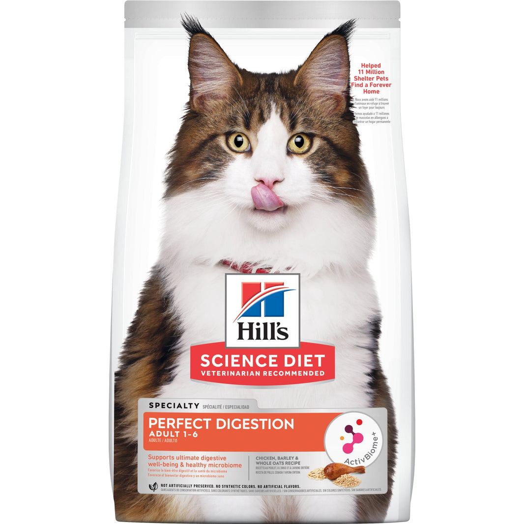 Hill’s – Science Diet – Adult Cat (1-6) – Perfect Digestion - The Pet Standard