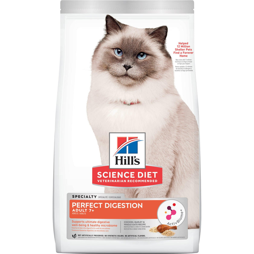 Hill’s – Science Diet – Adult Cat (7+) – Perfect Digestion - The Pet Standard