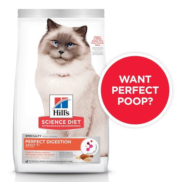 Hill’s – Science Diet – Adult Cat (7+) – Perfect Digestion - The Pet Standard