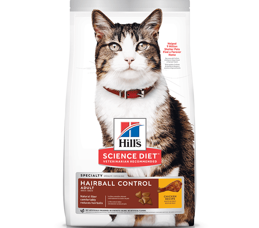 Hill’s – Science Diet – Adult Cat – Hairball Control - The Pet Standard