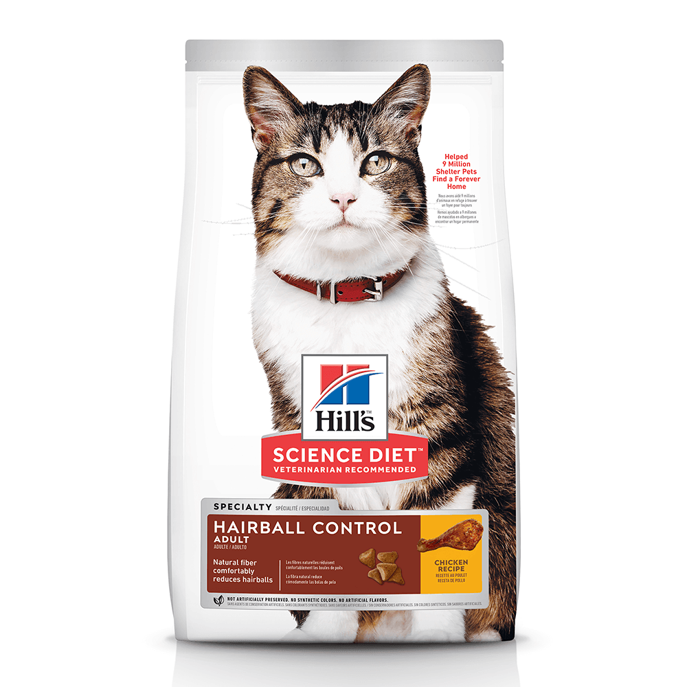 Hill’s – Science Diet – Adult Cat – Hairball Control - The Pet Standard