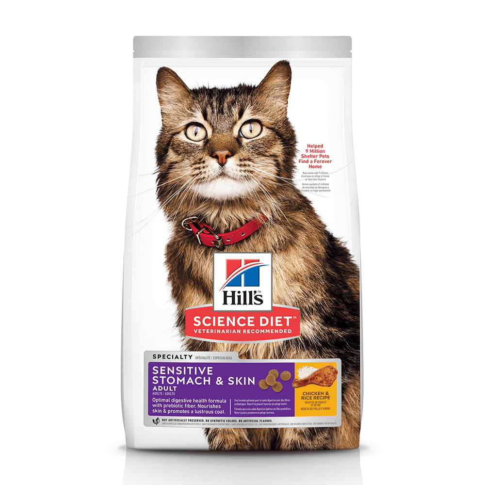 Hill’s – Science Diet – Adult Cat – Sensitive Stomach & Skin - The Pet Standard