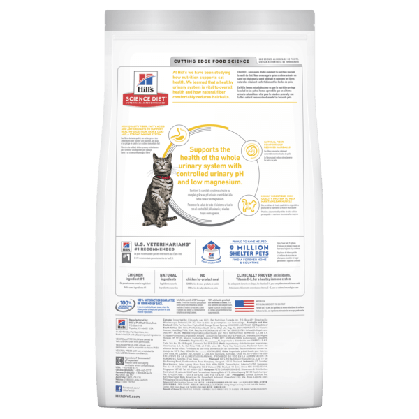 Hill’s – Science Diet – Adult Cat – Urinary Hairball Control - The Pet Standard