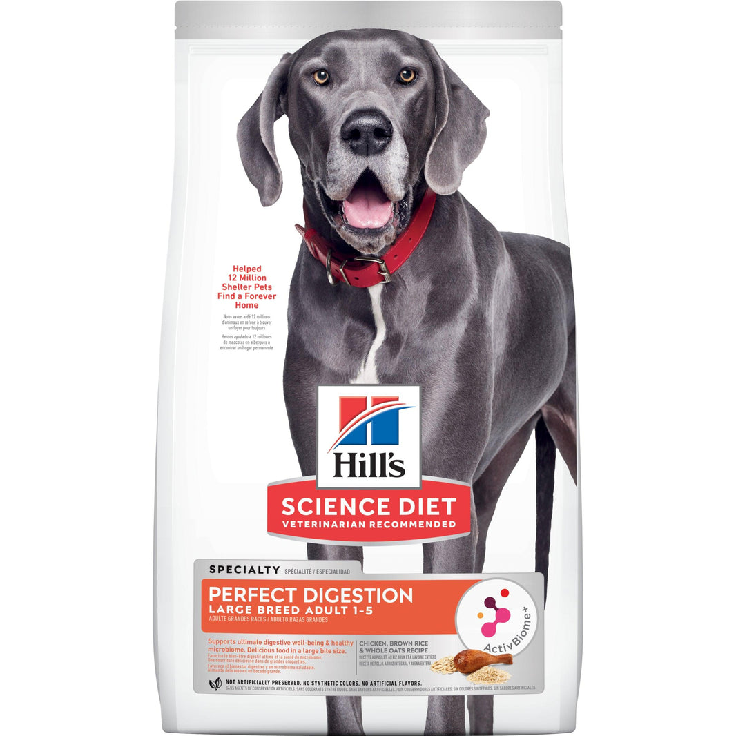 Hill’s – Science Diet – Adult Dog (1-5) – Perfect Digestion – Large Breed - The Pet Standard