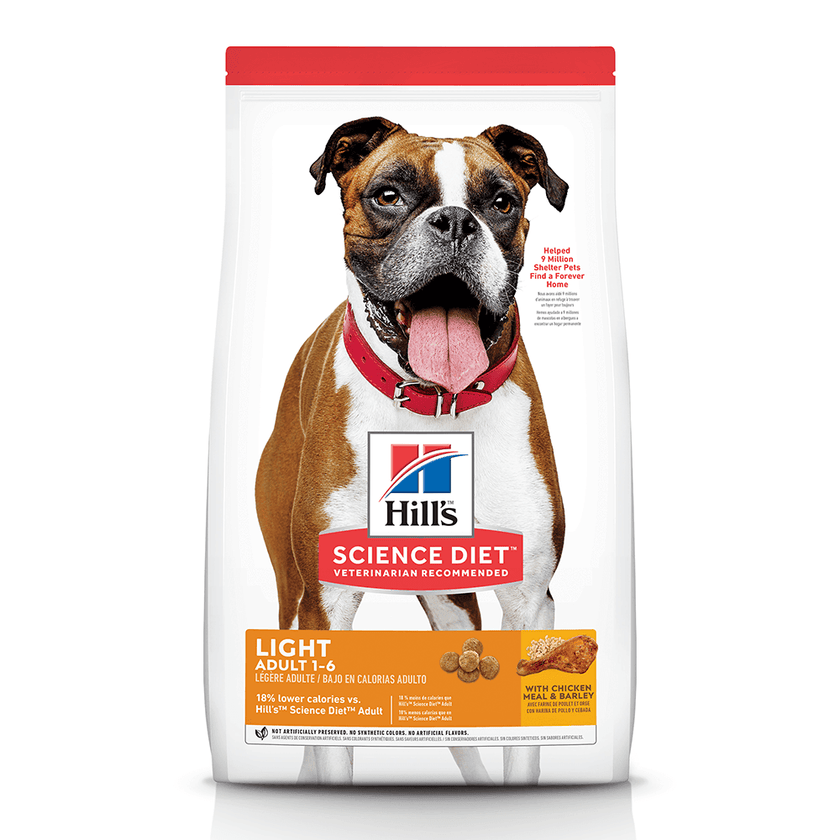 Hill’s – Science Diet – Adult Dog (1-6) – Light - The Pet Standard