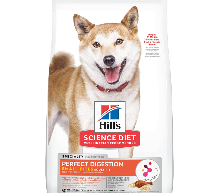 Hill’s – Science Diet – Adult Dog (1-6) – Perfect Digestion – Small Bites - The Pet Standard