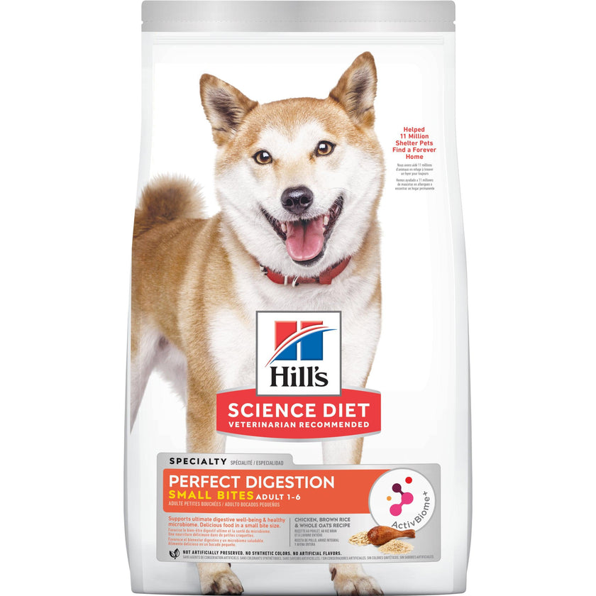 Hill’s – Science Diet – Adult Dog (1-6) – Perfect Digestion – Small Bites - The Pet Standard