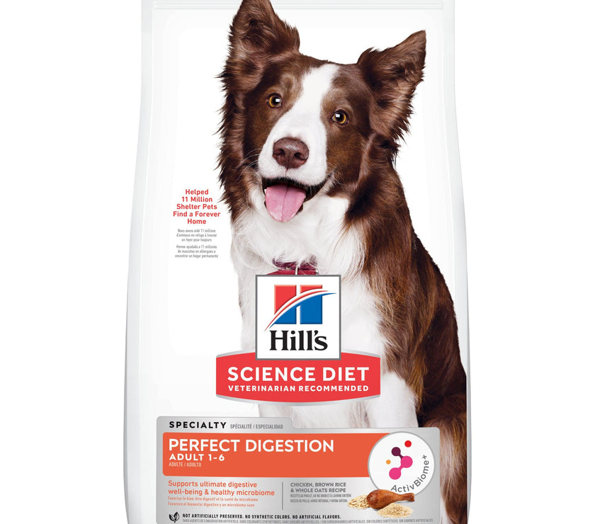 Hill’s – Science Diet – Adult Dog (1-6) – Perfect Digestion - The Pet Standard