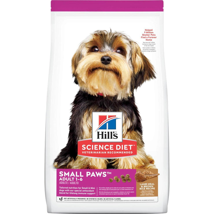 Hill’s – Science Diet – Adult Dog (1-6) – Small Paws – Lamb & Rice - The Pet Standard